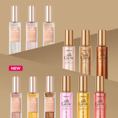 Absolute New York fine golden mist spray texture delivering instant radiance benefit