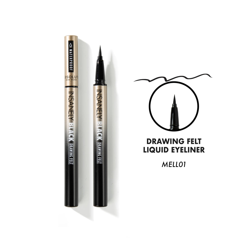 Absolute New York close-up of thin pointed felt tip for precise application