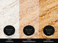 Absolute New York powder being applied with brush to set foundation, long-wear benefit