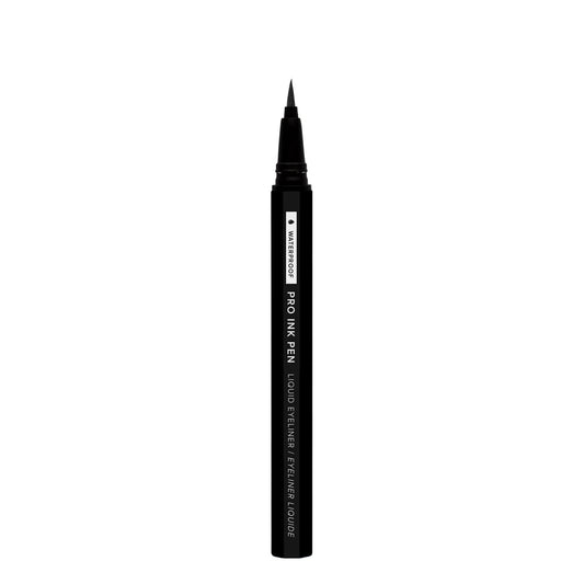 Absolute New York Pro Ink Eyeliner ultra-sharp tip close-up, demonstrating controlled strokes and precision