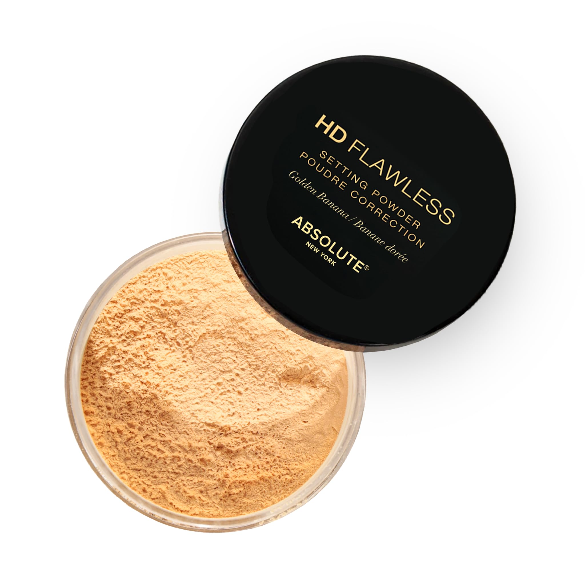 Absolute New York front packaging showing compact and shade label, easy identification benefit