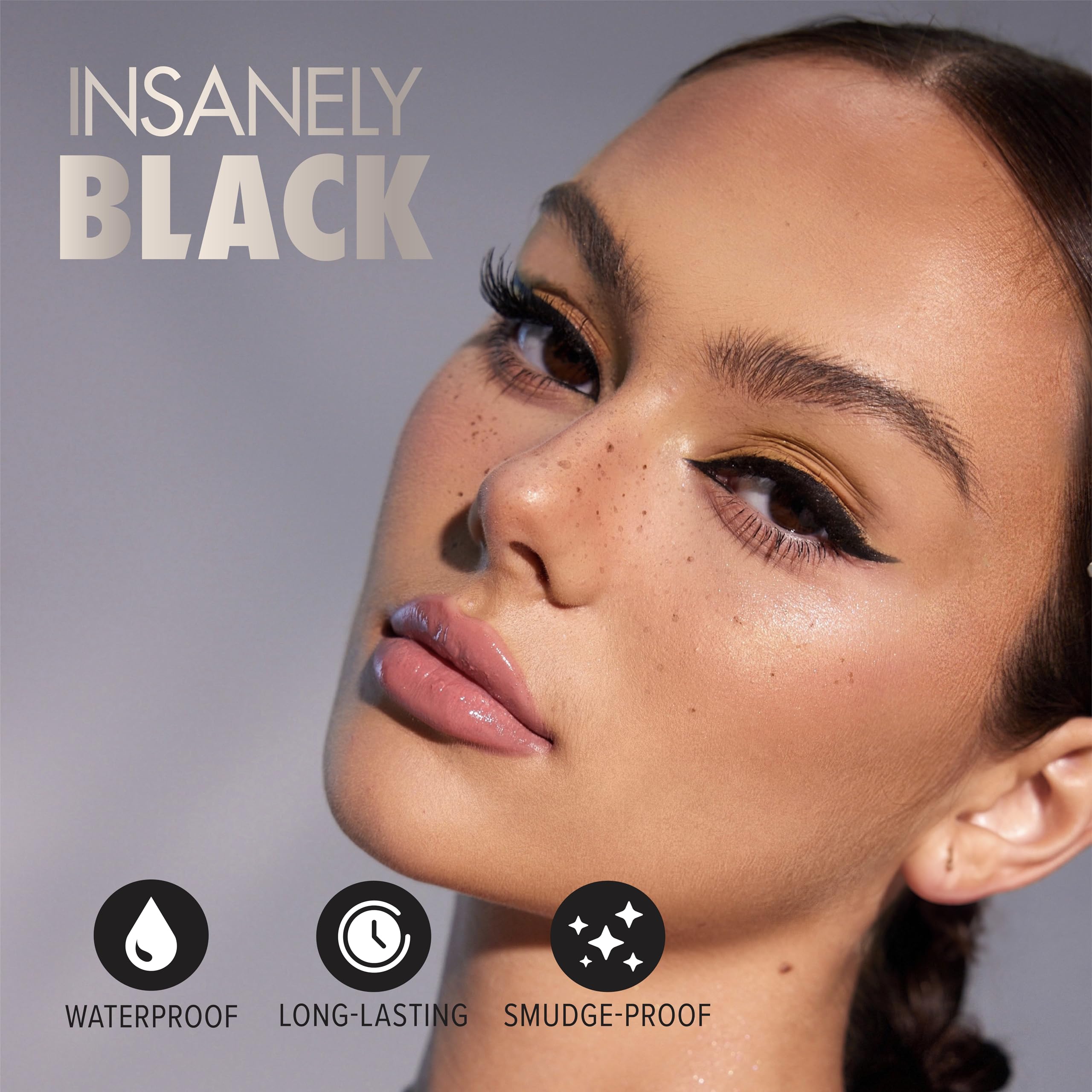 Absolute New York eyeliner held in hand showing compact size and portability