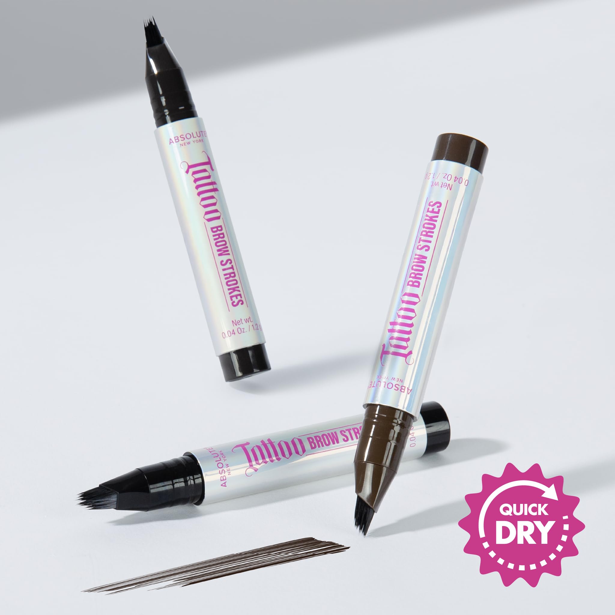 Absolute New York placed on a vanity to illustrate everyday grooming and polished brows