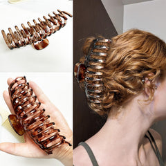 ACCGLORY half-up hairstyle on model showing neat styling