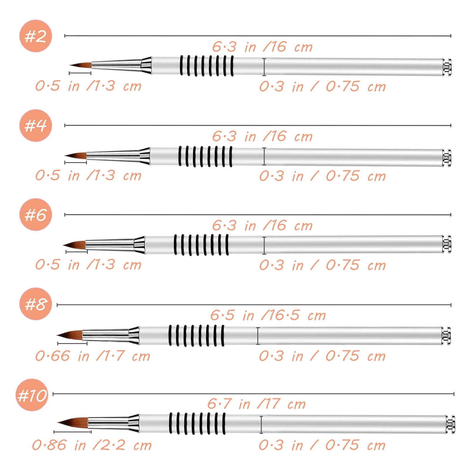 Accmor packaged brush and included sleeve for safe storage and protection