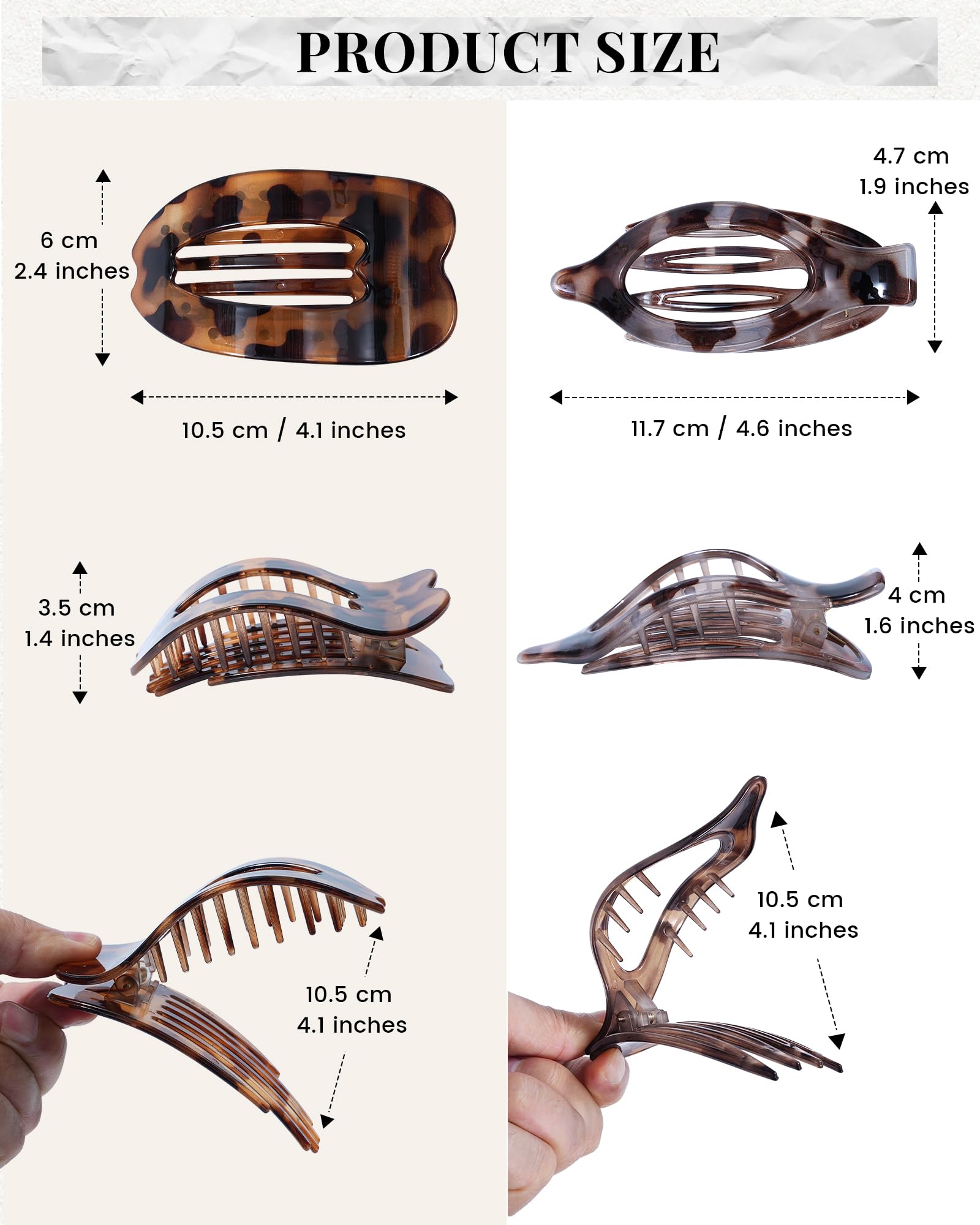 ACECHA clip held in hand to illustrate size and easy portability benefit