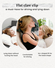 ACECHA clip side profile demonstrating lay-flat design for pressure-free comfort