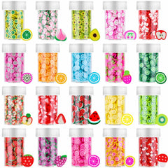 Acejoz front packaging showing 20 clear bottles and colorful fruit slices benefit easy selection
