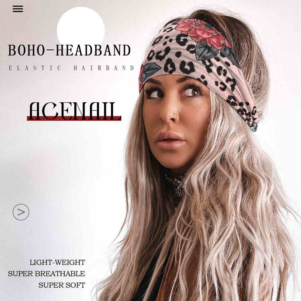 Acenail wide band folded demonstration showing versatile styling options