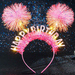 Aceorna close-up of pom pom and glitter tinsel highlighting soft texture and sparkle
