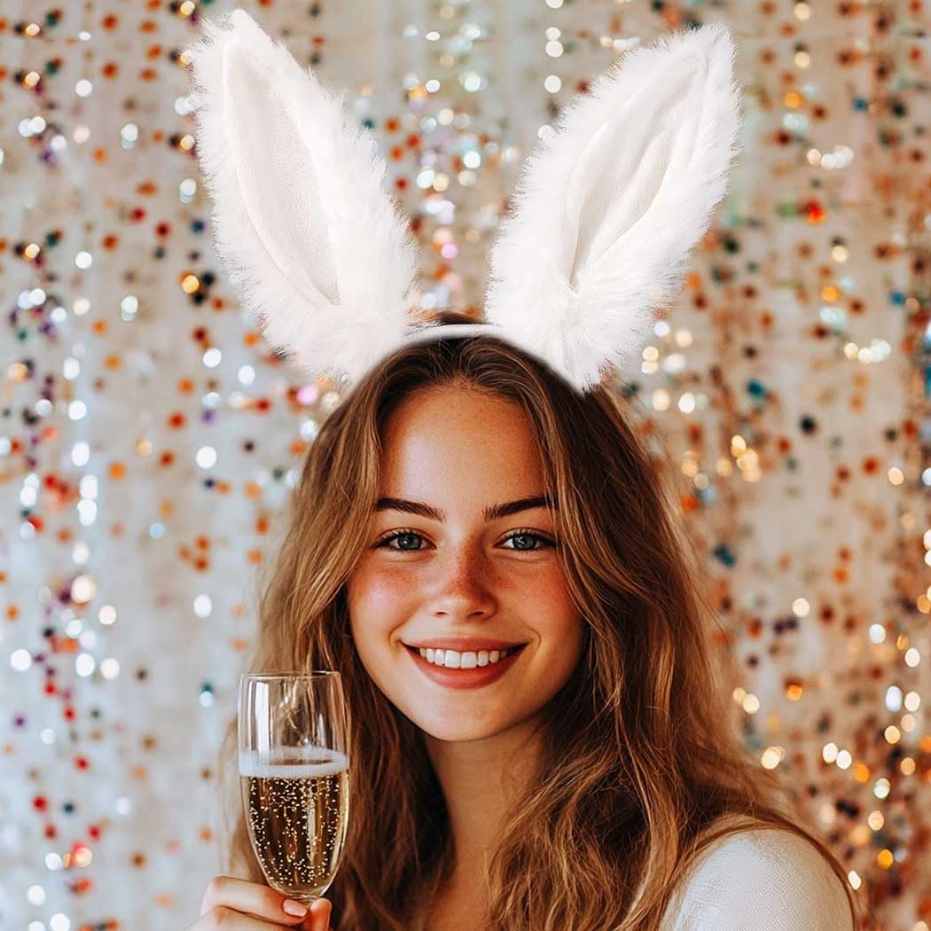 Aceorna group wearing bunny ears at Easter showing festive atmosphere and matching outfits