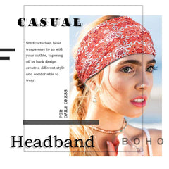 Aceorna headband on model at beach demonstrating stylish bohemian look