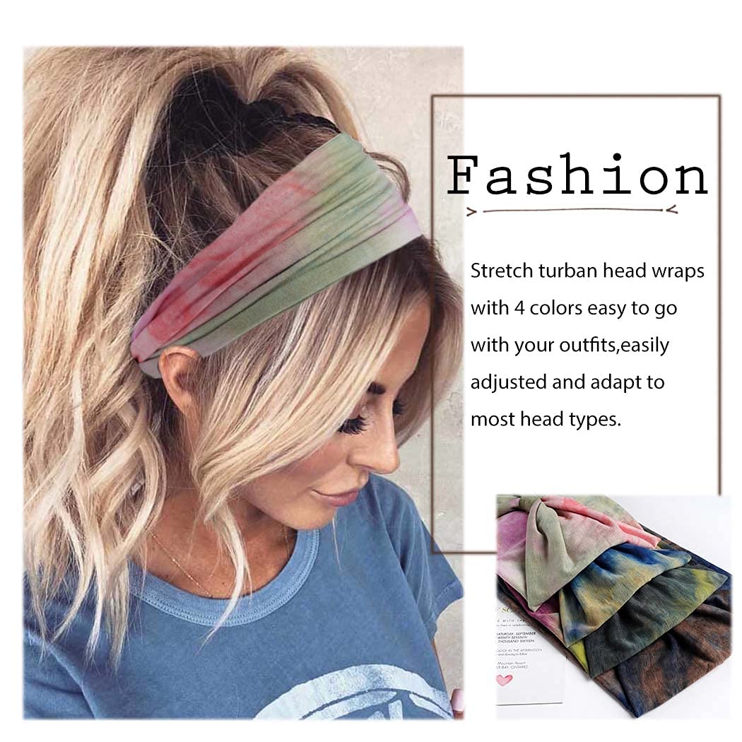 Aceorna headband on model showing size and fit for thick hair