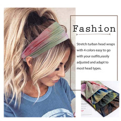 Aceorna headband on model showing size and fit for thick hair