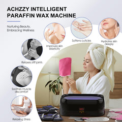 Achzzy beside measuring cup showing 4000ml capacity for multiple treatments benefit