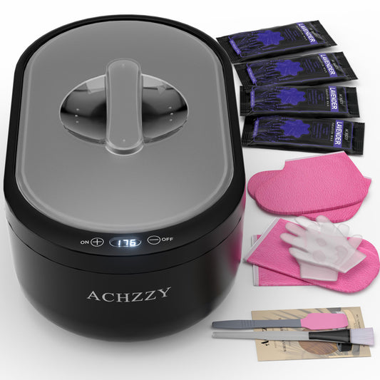 Achzzy front view of darkgray wax warmer showing compact design and reliability
