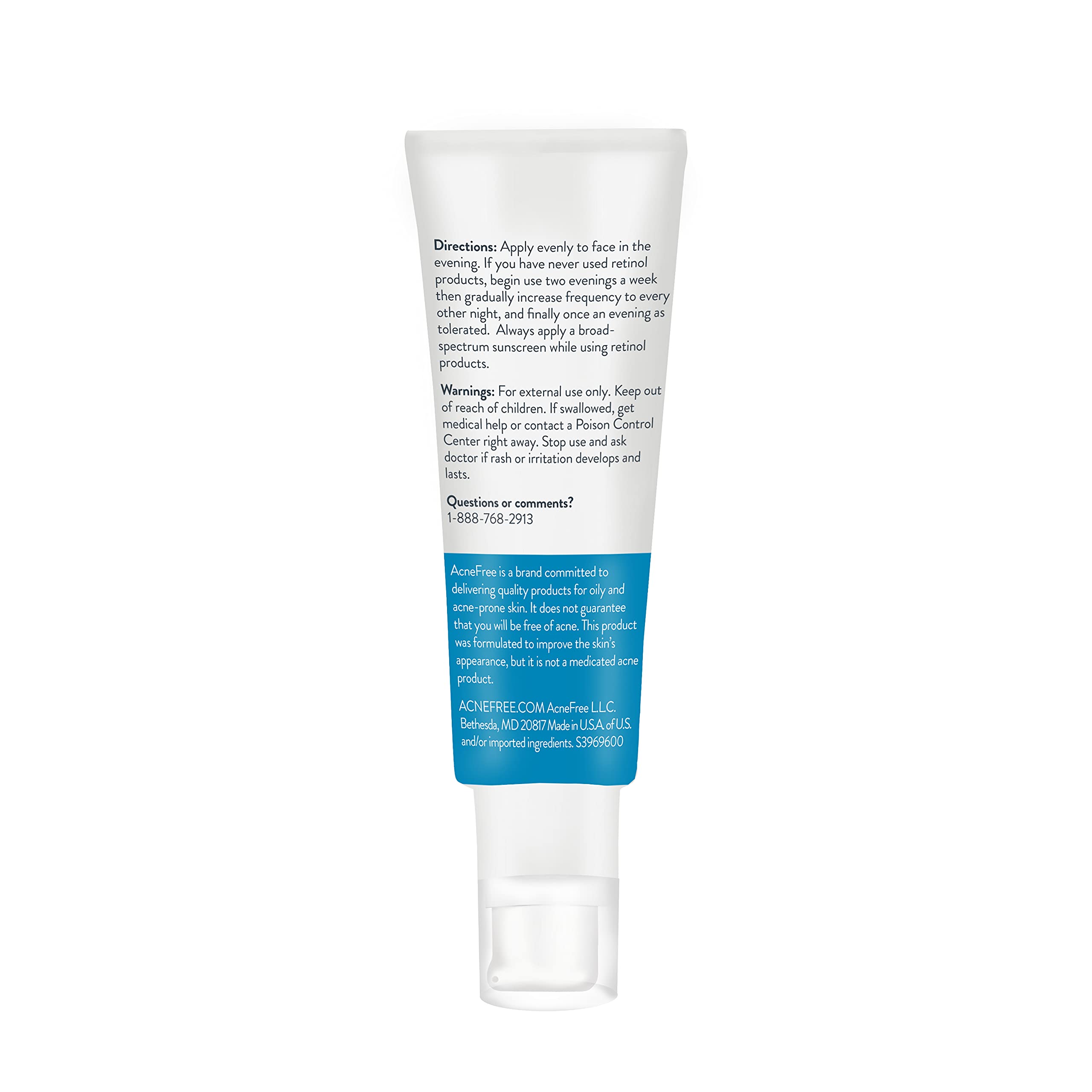 AcneFree conceptual before and after skin texture comparison showing improved smoothness