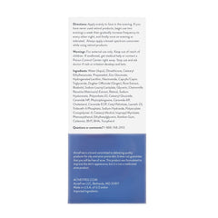 AcneFree serum with ingredient callouts emphasizing hydration and pore-refining benefits