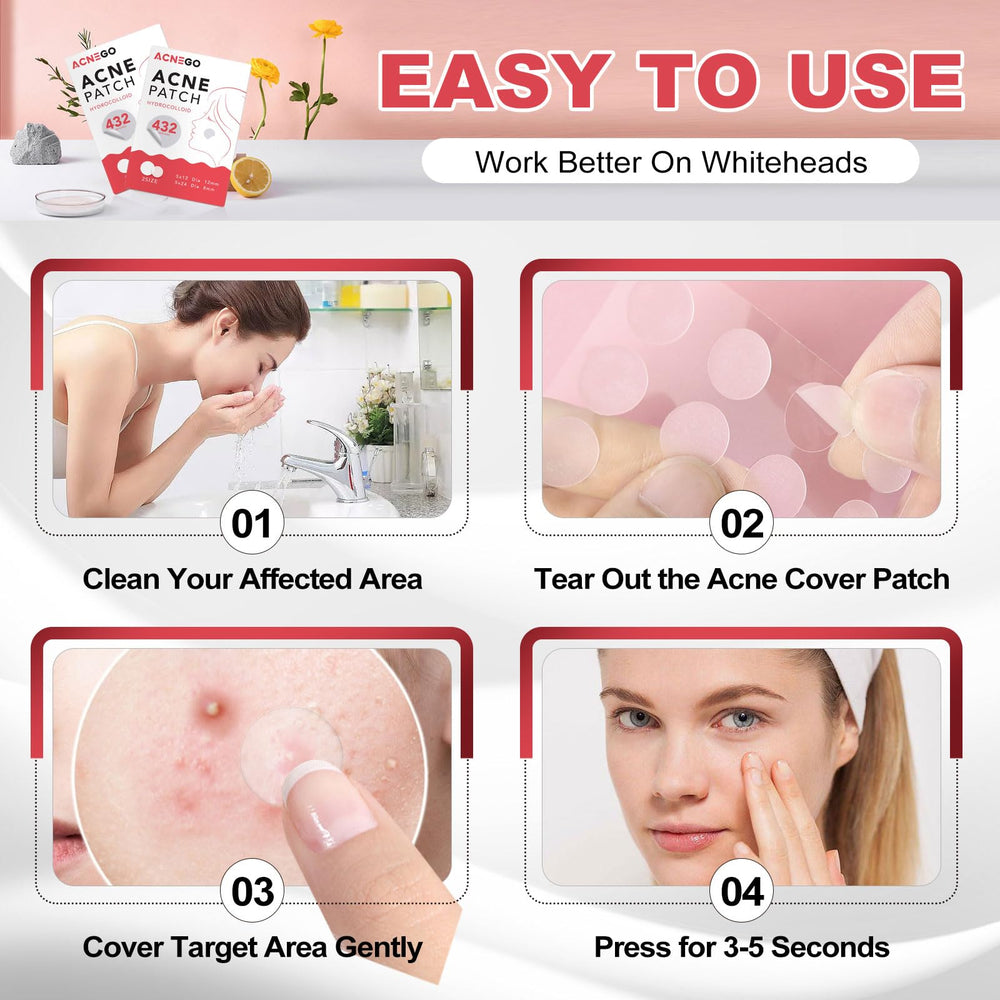 AcneGo patch nearly invisible under light makeup for daytime confidence