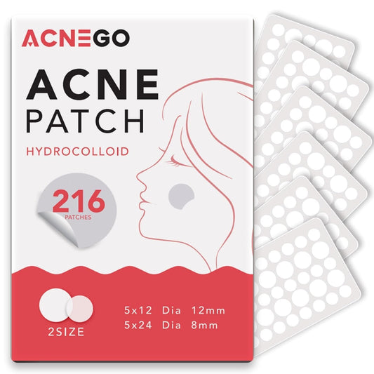 AcneGo front packaging showing count and benefits for quick identification