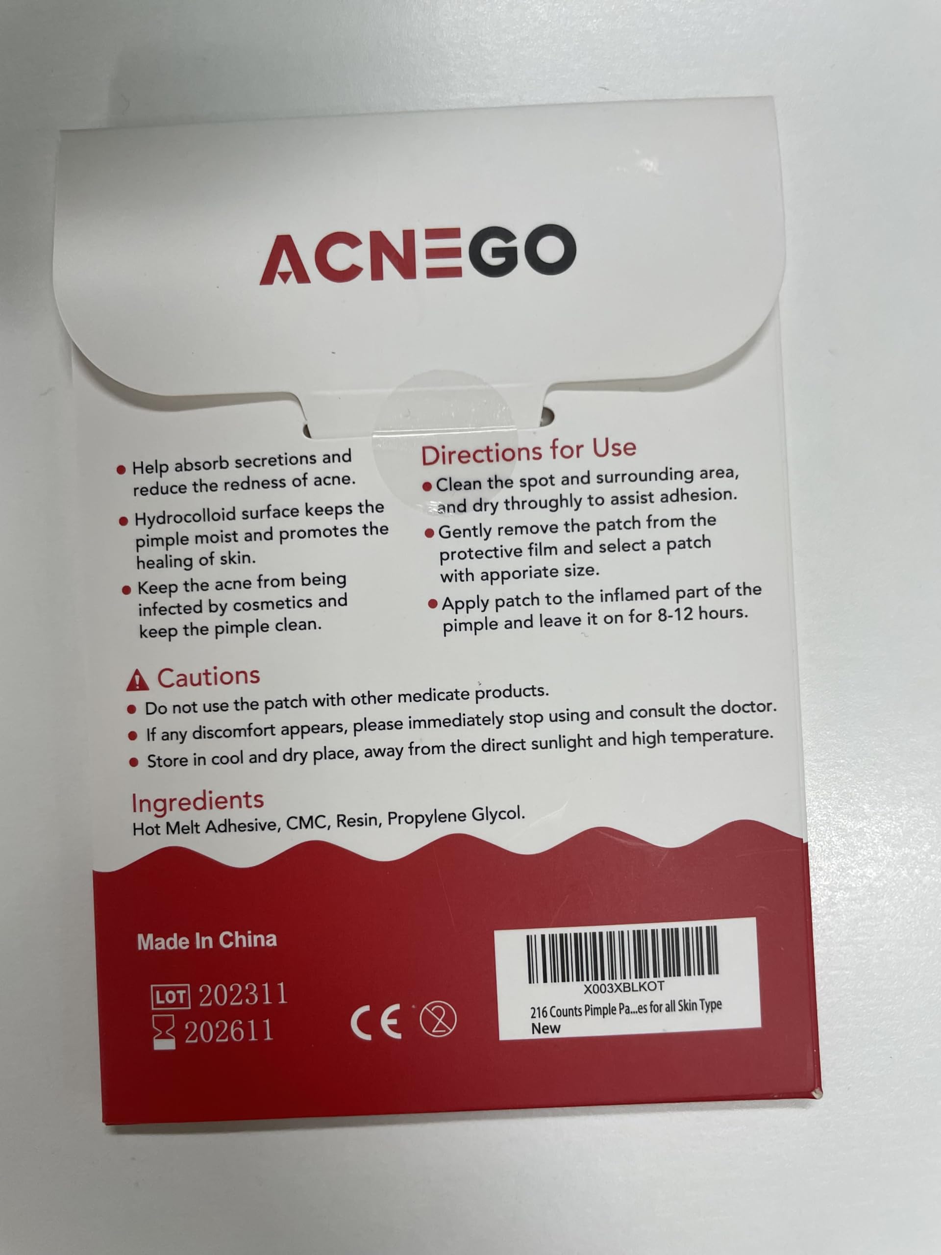 AcneGo patch next to coin for size reference showing real scale