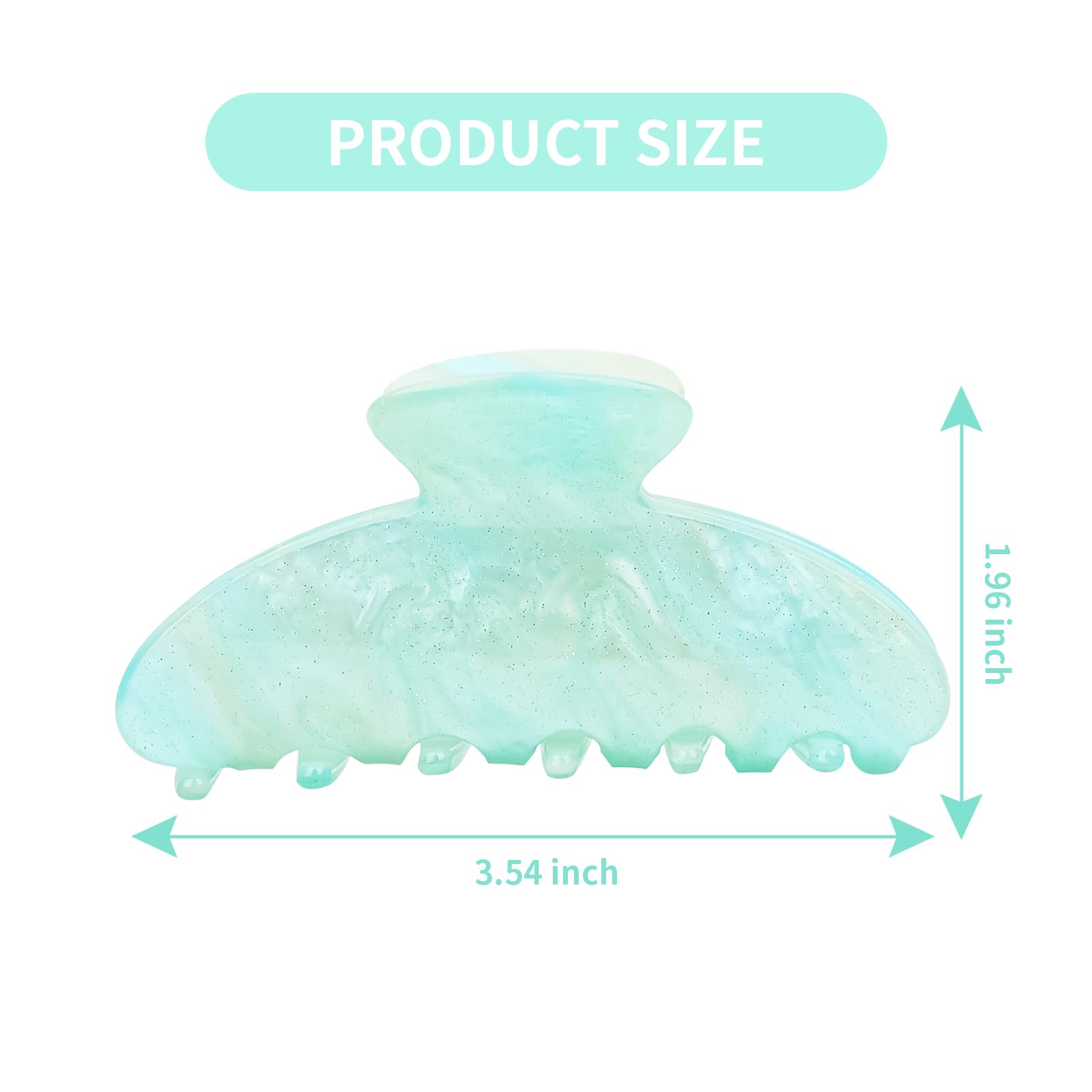 ACO-UINT close-up acrylic texture revealing smooth edges for gentle hair protection