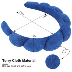 ACO-UINT close-up of terry cloth texture showing soft plush and absorbency benefit