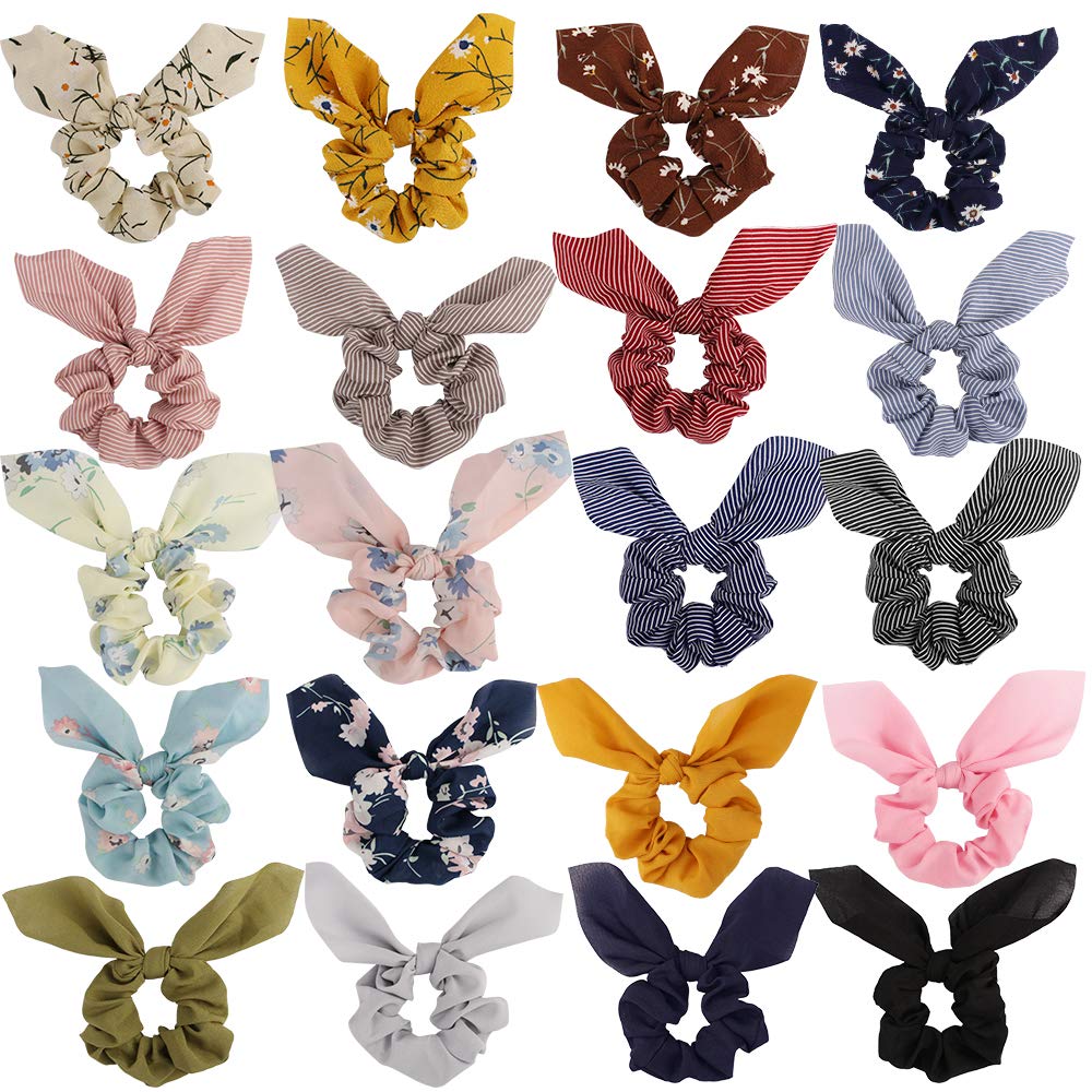 ACO-UINT front packaging showing 20-pack and colorful scrunchies, easy selection benefit
