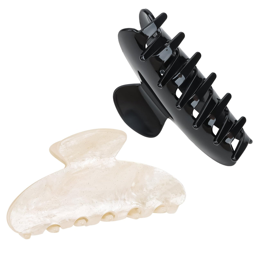 ACO-UINT black and white clips front view showing secure hold
