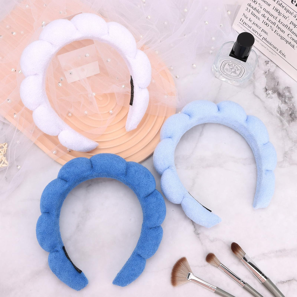 ACO-UINT headbands styled in spa-night setting, ideal for gifting and parties