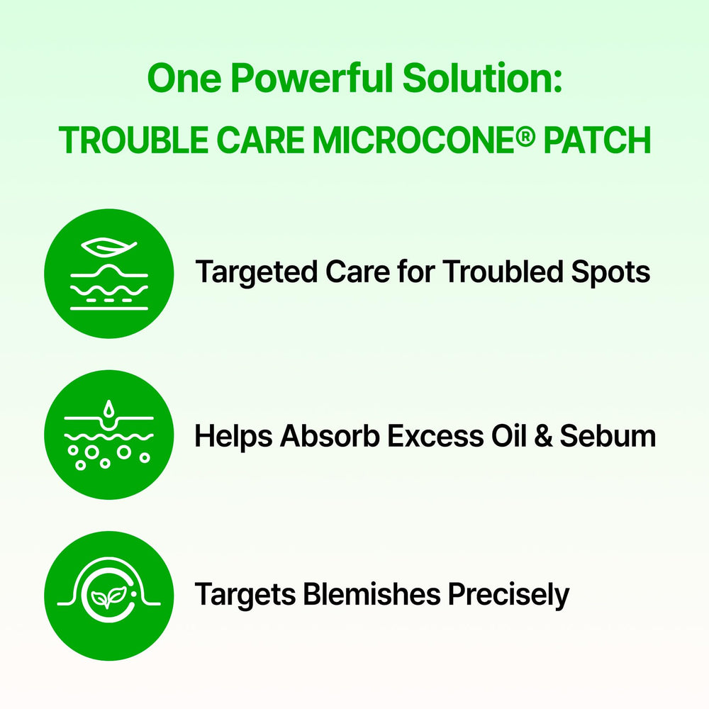 Acropass cleansing sachet display with tea tree and BHA for pore prep