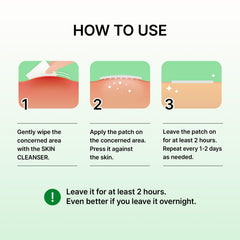 Acropass patch in a makeup bag by a mirror for on-the-go use benefit