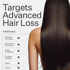 Act+ Acre applied to damp scalp demonstrating easy leave-in massage technique