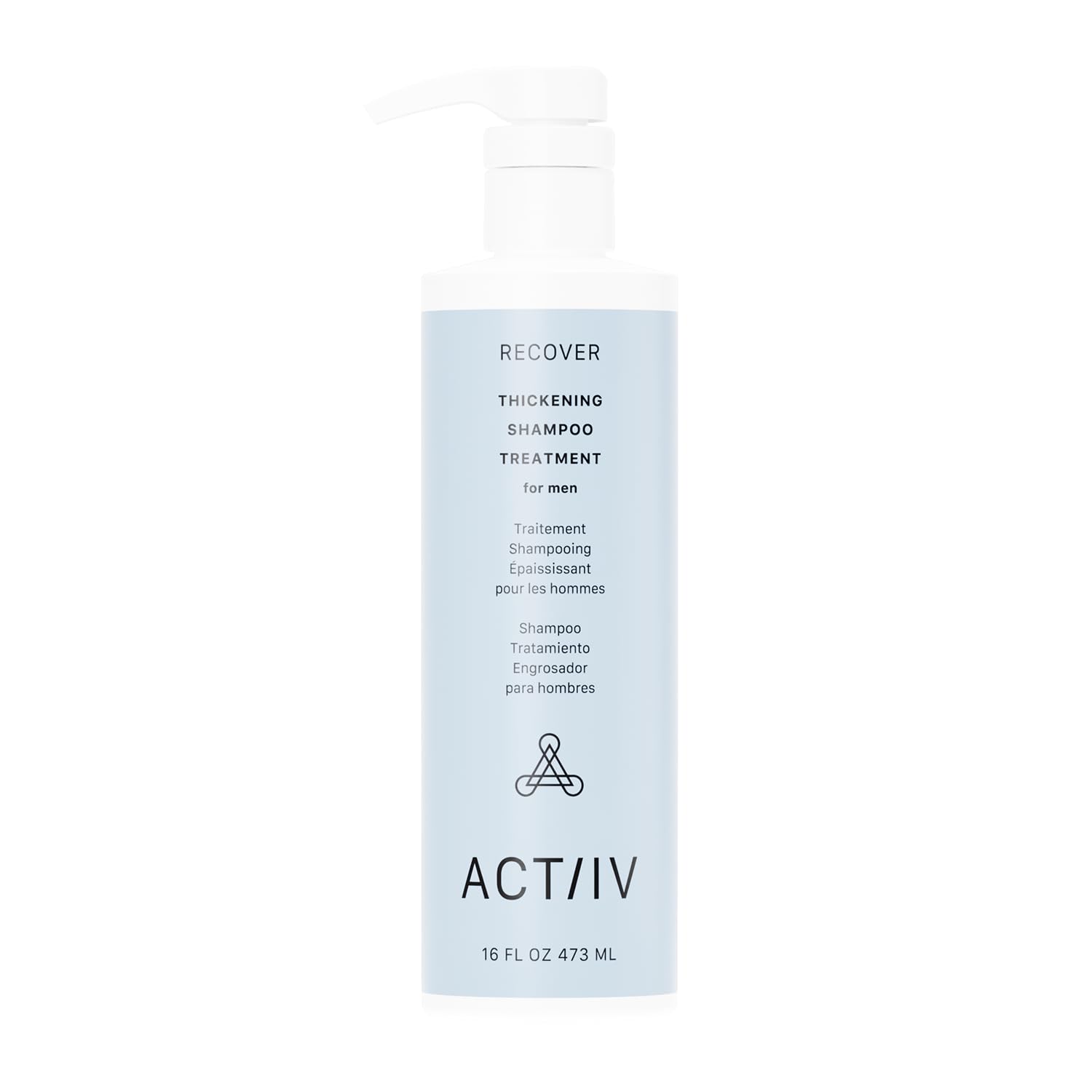 ACTIIV bottle front view showing branding and 473 mL size for easy identification and benefit