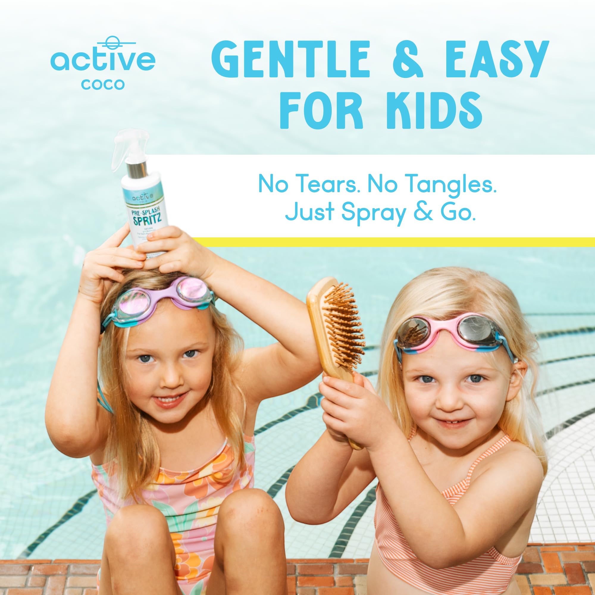 Active COCO spritz on dry hair before sauna to prevent dryness
