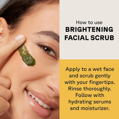 Acure before and after skin texture comparison showing improved radiance