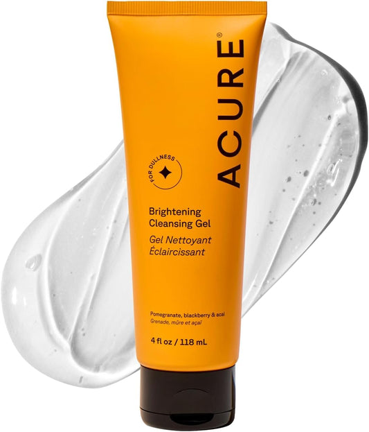 Acure bottle front view showing packaging and product benefit