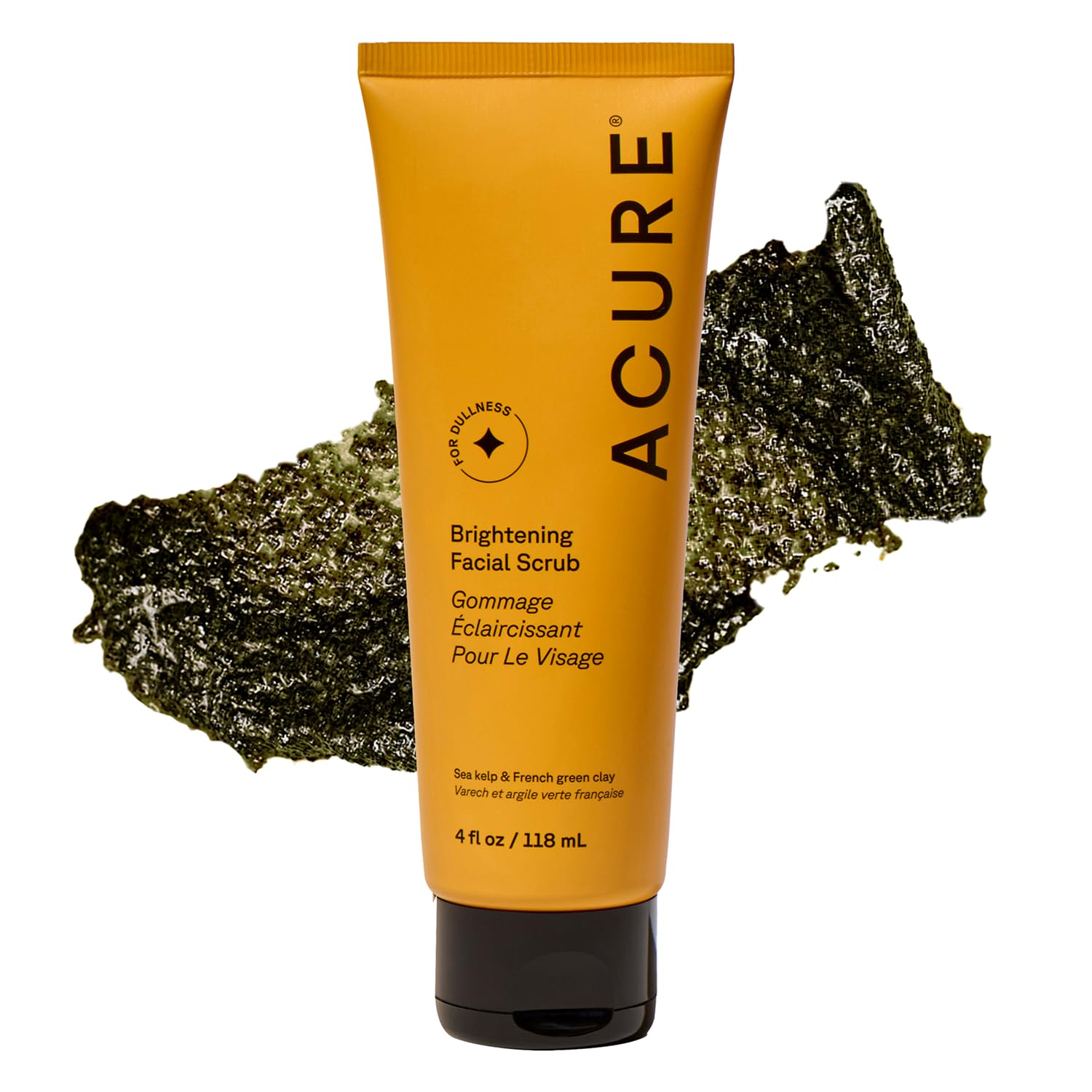 Acure front packaging showing product and clear branding benefits