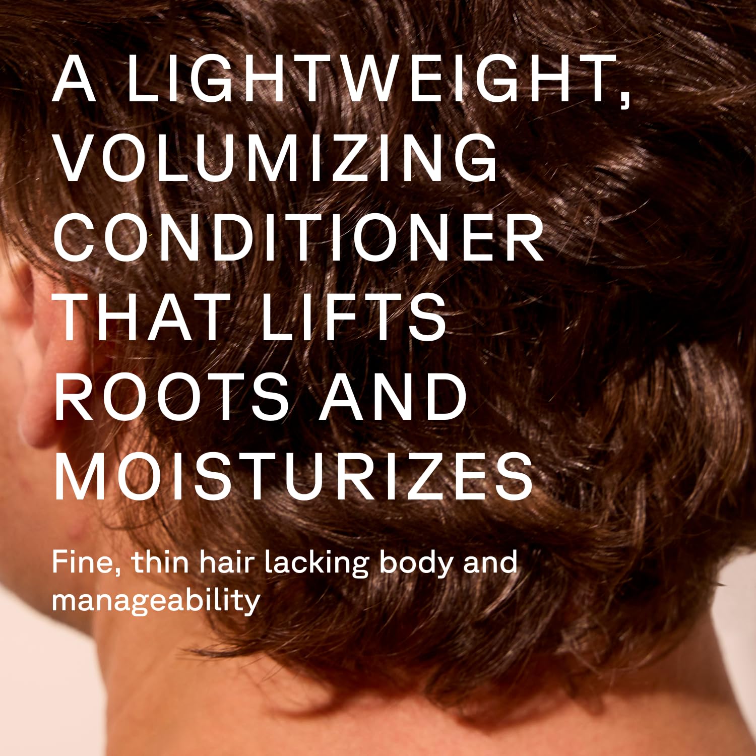Acure creamy conditioner texture close-up for quick absorbing moisture