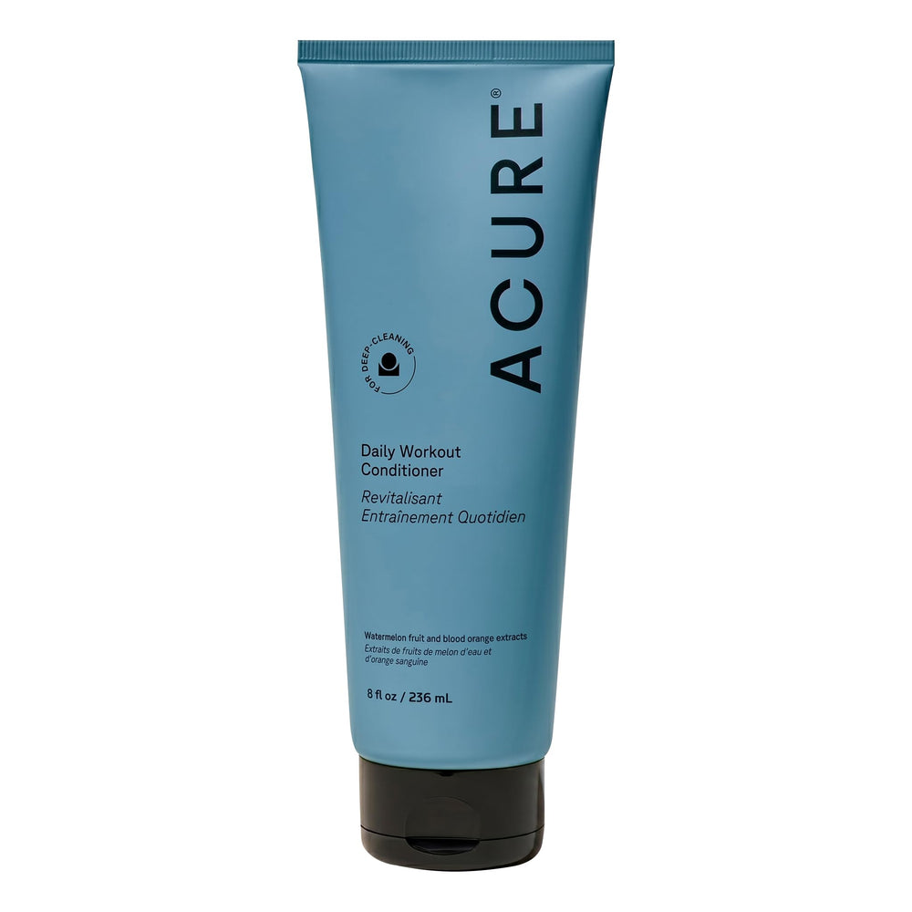 Acure front packaging showing conditioner bottle and benefits