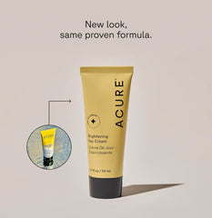 Acure close-up of day cream texture illustrating lightweight, soothing hydration
