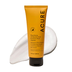 Acure front bottle showing product and brightening benefit
