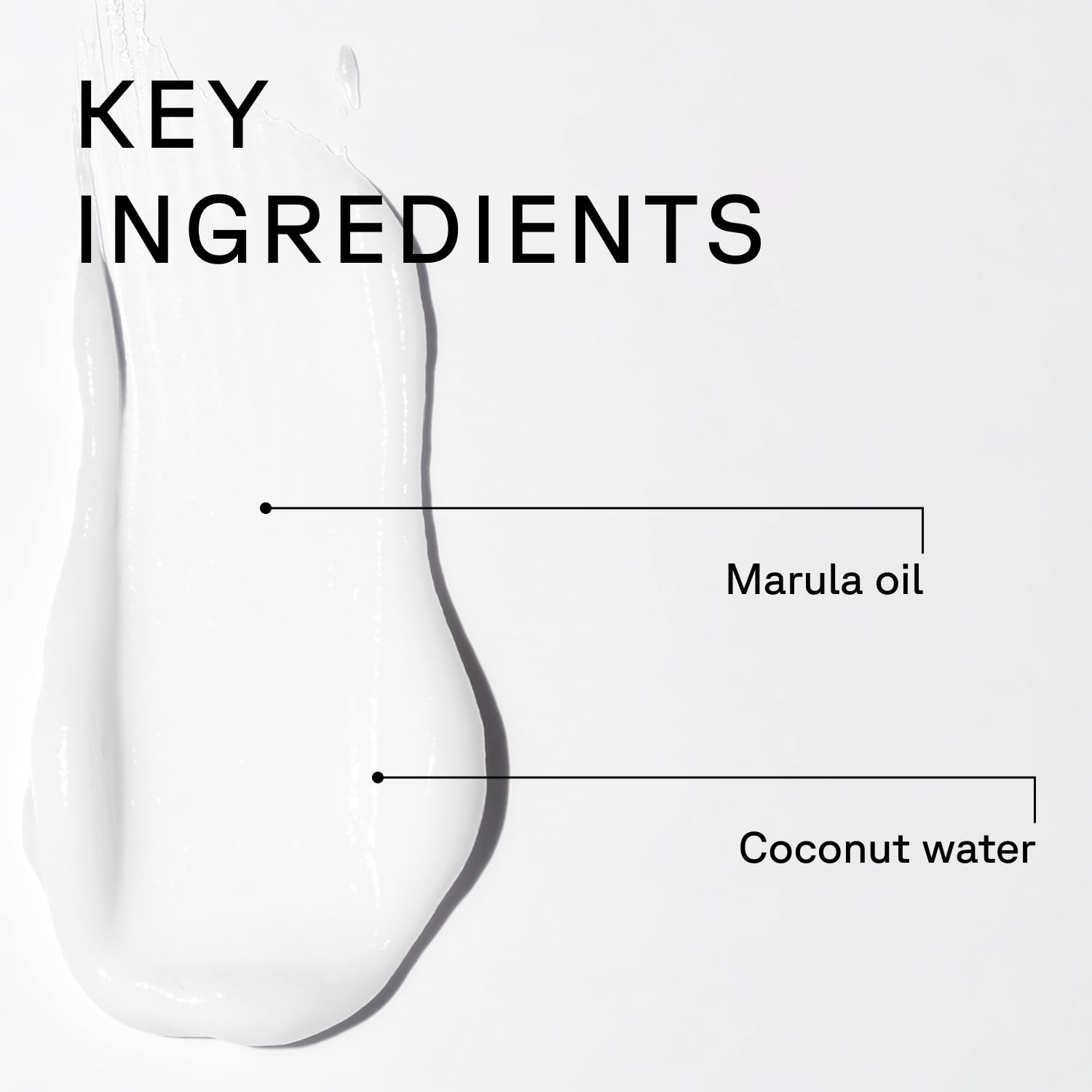 Acure conditioner applied to wet hair in shower for detangling and hydration benefit
