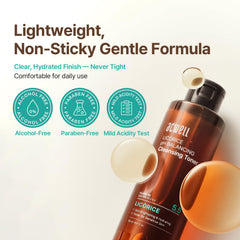 ACWELL bottle held in hand demonstrating 5.07 fl oz size convenience