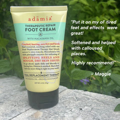 Adamia ingredient label close-up highlighting clean formulation
