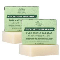 Adams Handmade Soap front packaging showing product name and organic badge