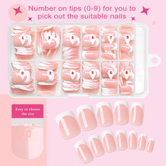 AddFavor accessories spread with glue tabs, glue tube, file and cuticle stick for complete kit
