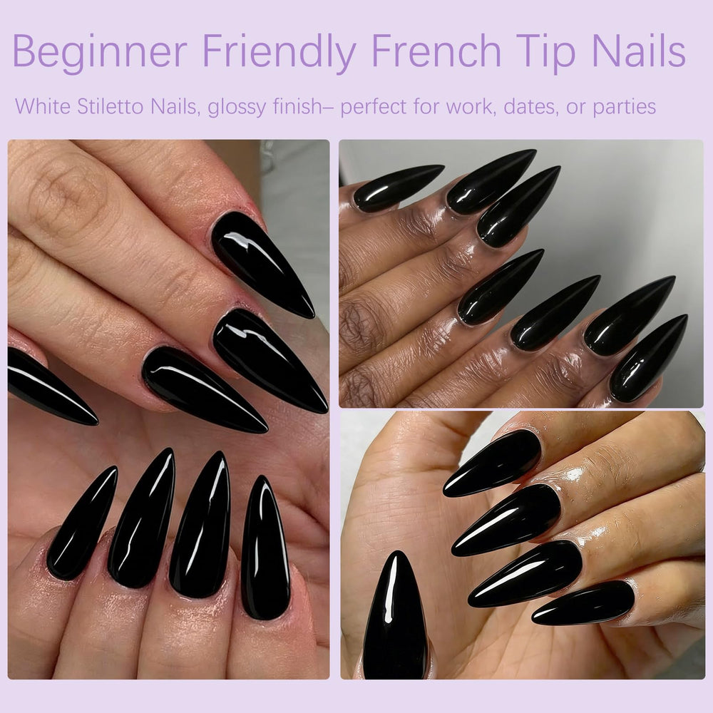 AddFavor applying a press-on nail step showing easy 15-second adhesion for fast styling
