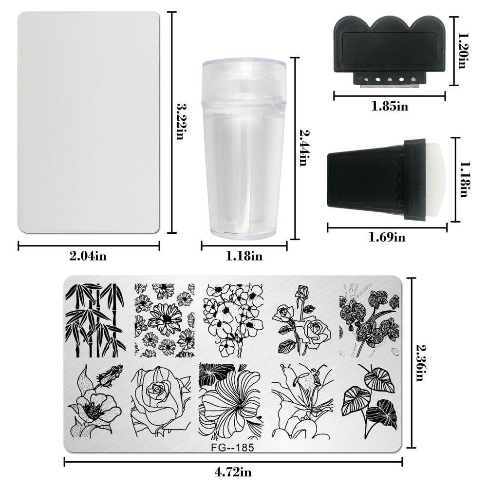AddFavor clear jelly stamper top view allowing precise placement and better alignment results
