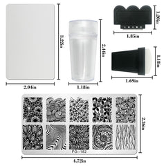 AddFavor clear silicone stamper detail for accurate nail placement benefit